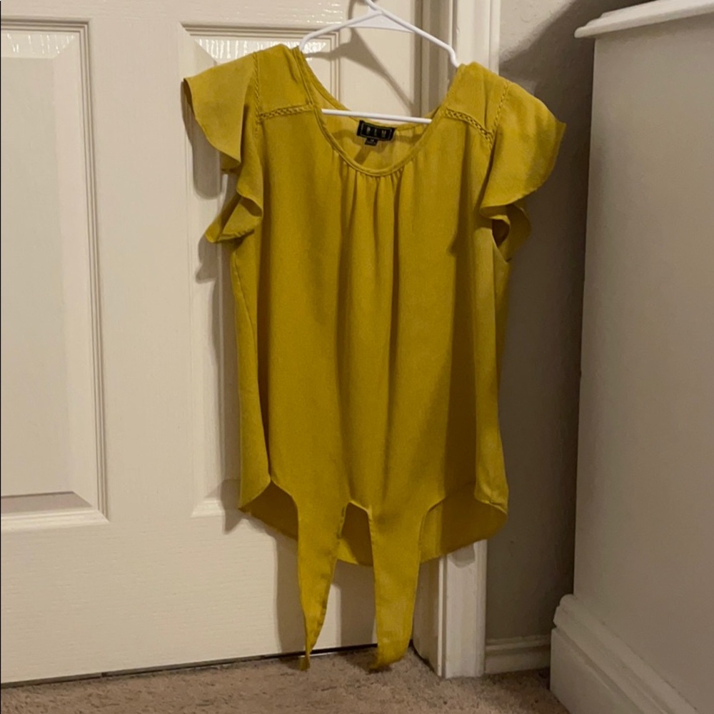 Mustard blouse